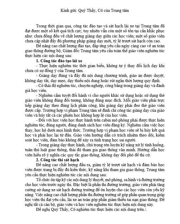 quyche QUY CHẾ ĐÀO TẠO LÁI XE VÀ CÔNG TÁC THI SÁT HẠCH