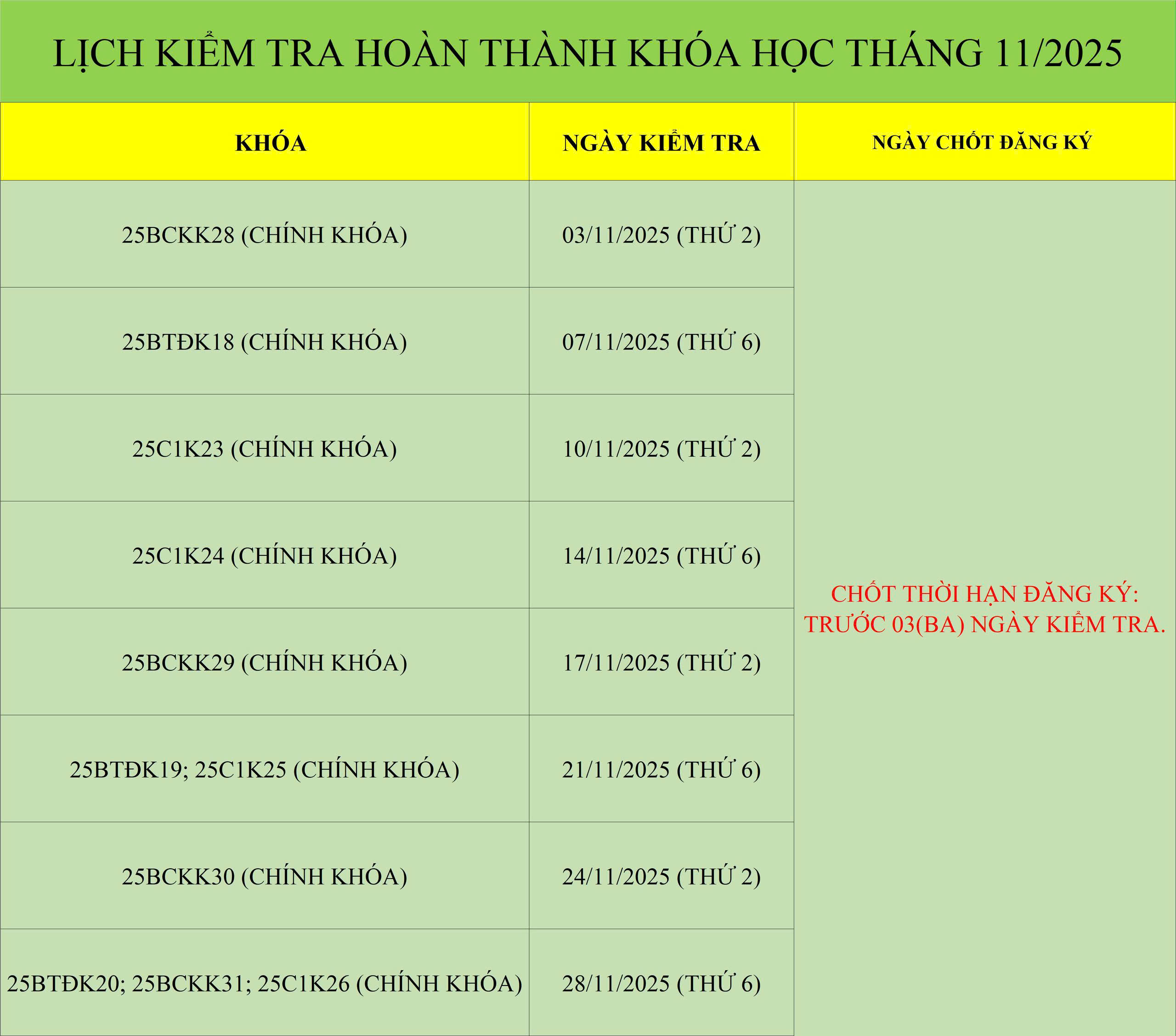 LỊCH KIỂM TRA HOÀN THÀNH KHOÁ HỌC THÁNG 11/2025 1 z7132910307411 838182604dba18681d46e7c6b6442d27 LỊCH KIỂM TRA HOÀN THÀNH KHOÁ HỌC THÁNG 11/2025