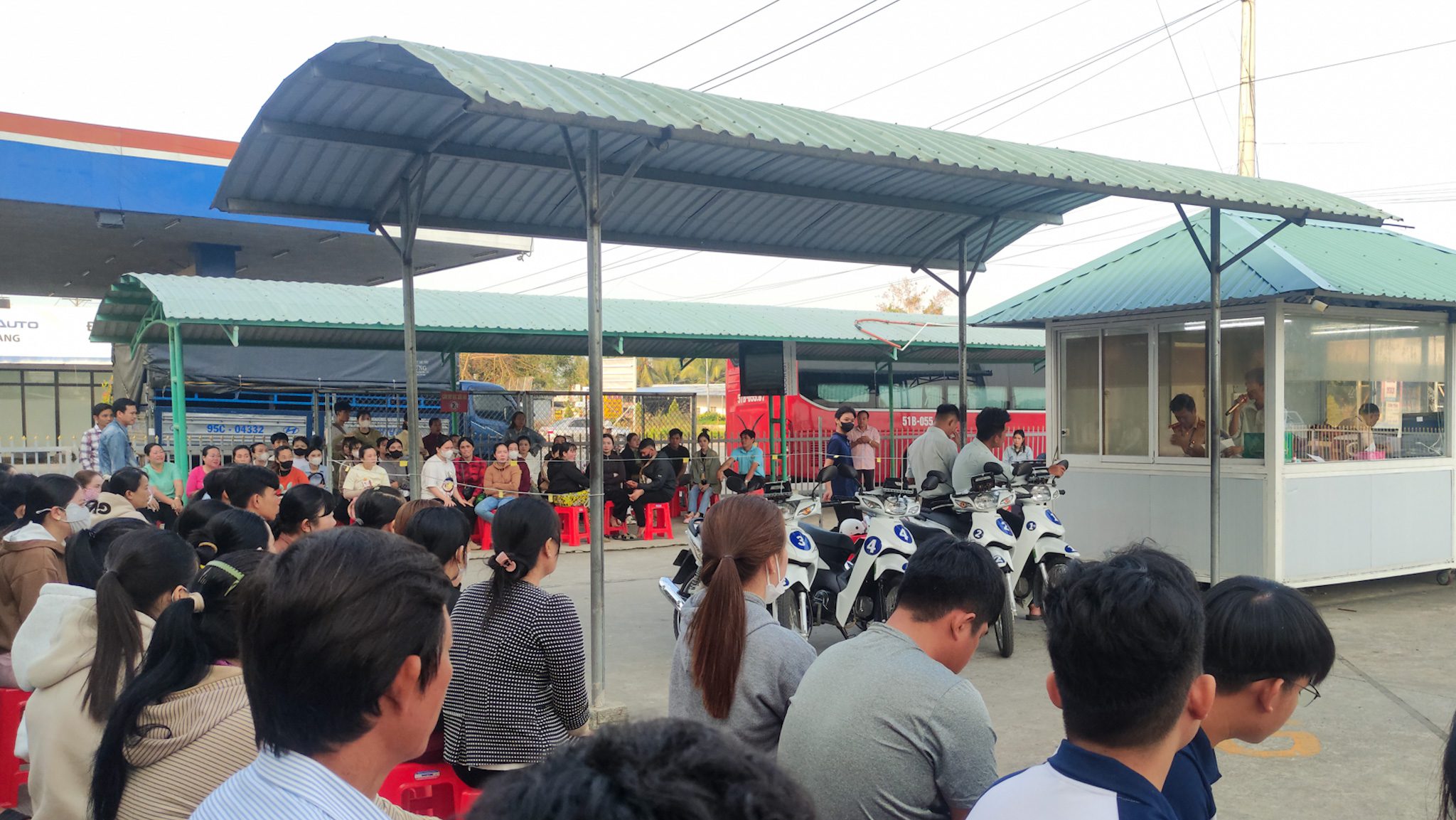 Hình ảnh tại sân thi A1 ngày 21/01/2026