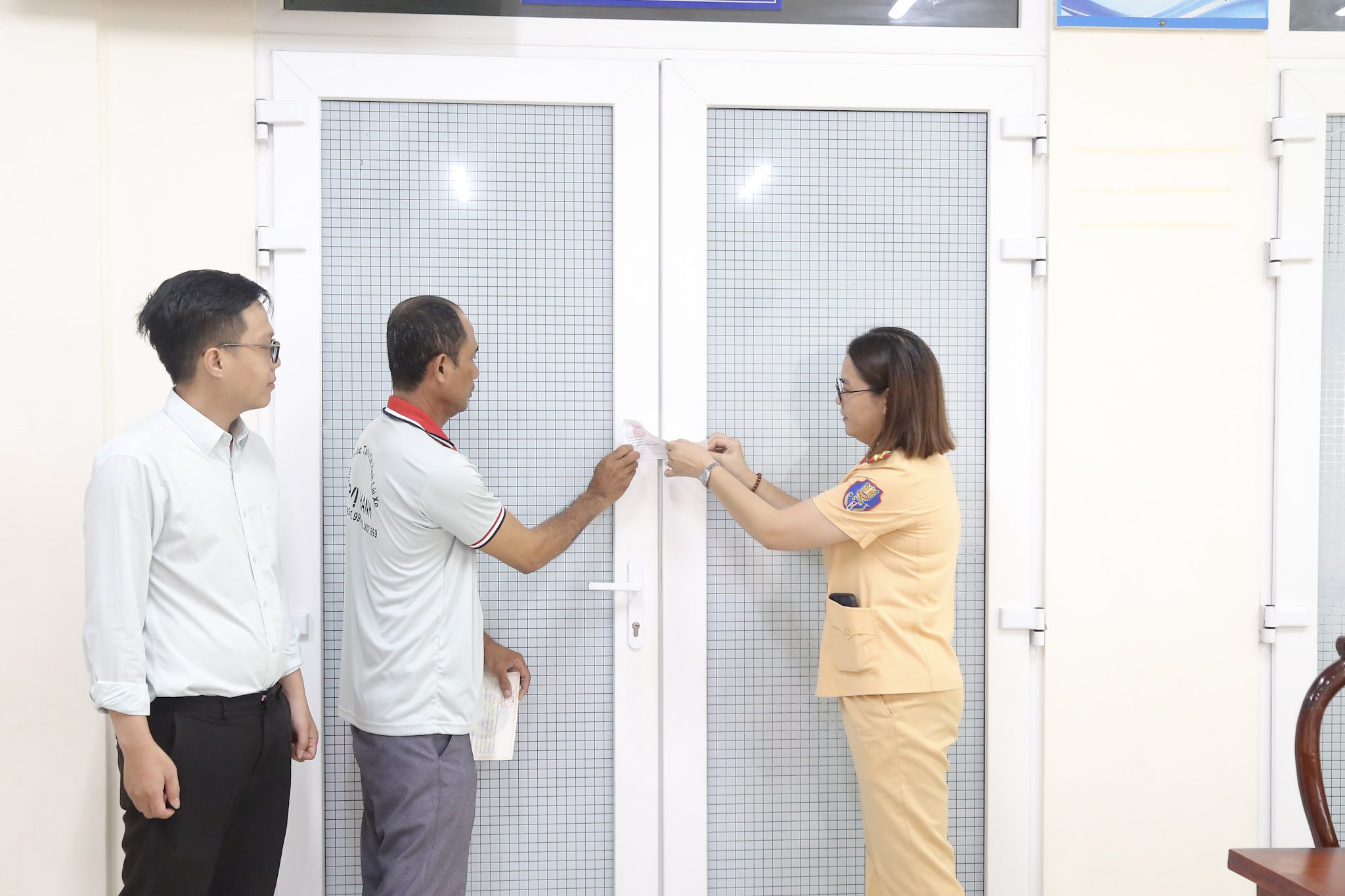 SÁT HẠCH LÁI XE 20/05/2026 TẠI TRUNG TÂM ĐÀO TẠO & SÁT HẠCH LÁI XE THÀNH PHỐ VỊ THANH 1 Hình ảnh mở niêm phong phòng thi sát hạch